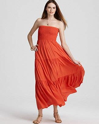 orange and white striped michael kors dress|Michael Kors strapless dress.